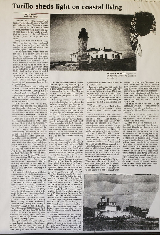 Dominic Turillo - Echo Newspaper Article