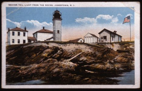 Beavertail Light From the Rocks, Jamestown, RI