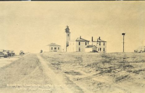 Postcard - Beavertail Lighthouse, Jamestown, RI
