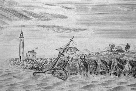 1778 Drawing of "Newport" Light