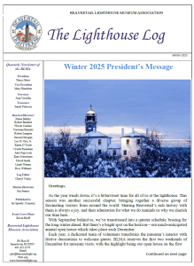 Lighthouse Log – Winter 2025